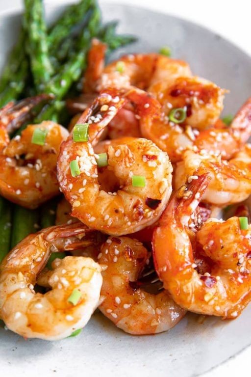 15-Minute Honey Sriracha Shrimp Stir-Fry
