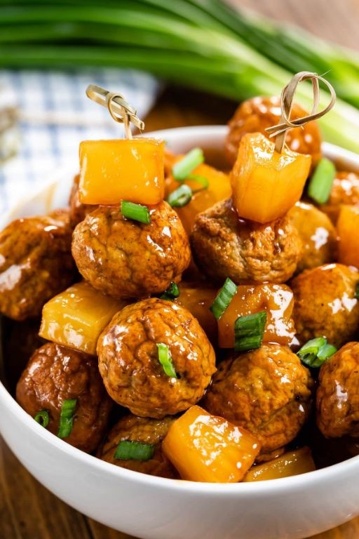 5-Ingredient Teriyaki Meatballs