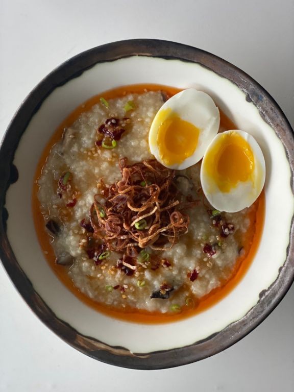 Abalone and Shiitake Mushroom Congee