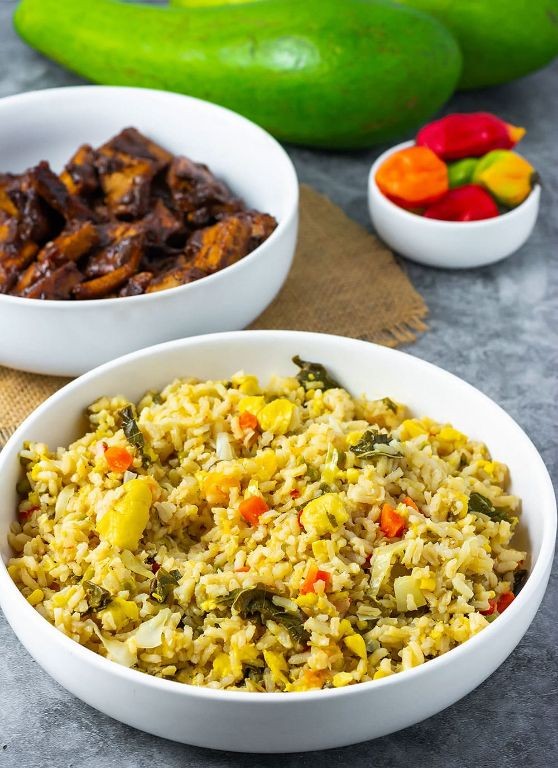 Ackee and Coconut Rice