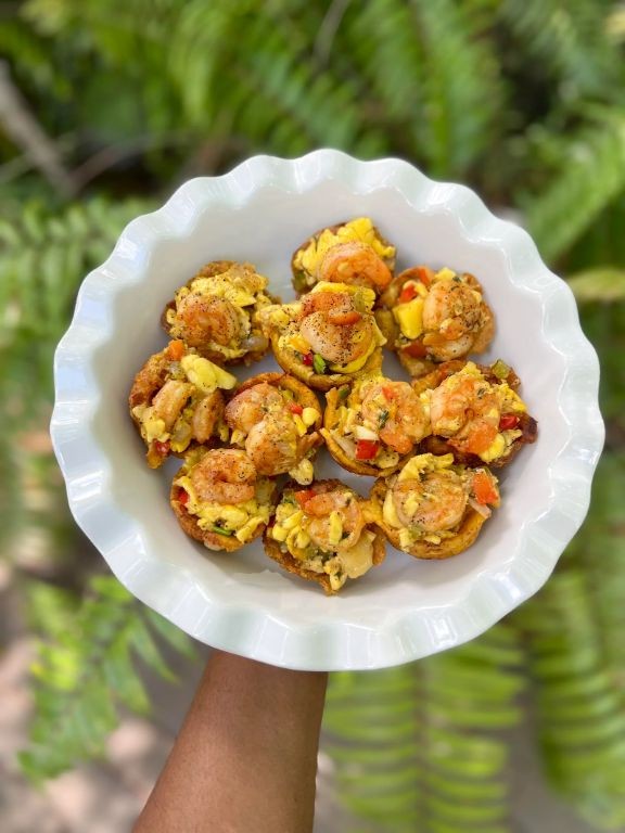 Ackee and Plantain Fritters