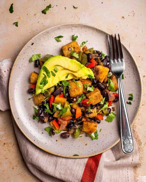Ackee and Sweet Potato Hash