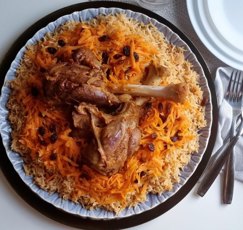 Afghani Pulao with Cumin and Coriander