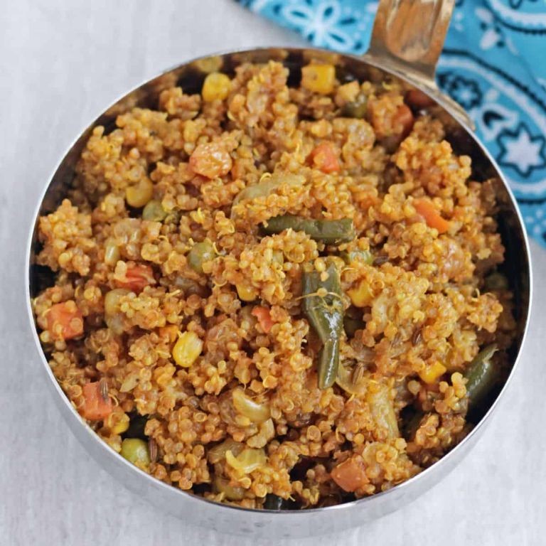 Afghani Pulao with Quinoa and Vegetables