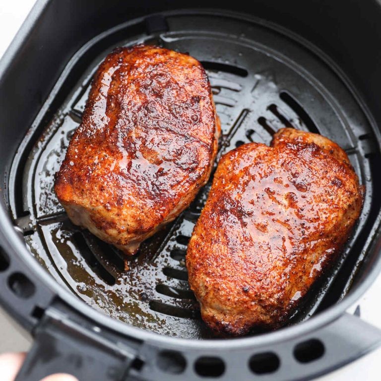 Air Fryer BBQ Pork Chops