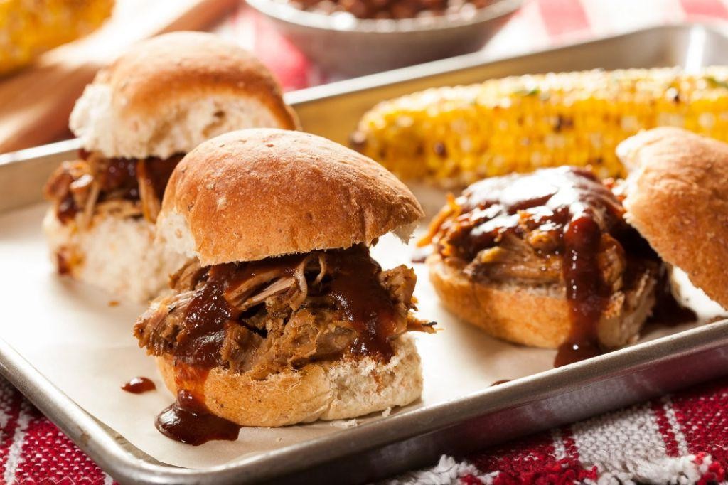Air Fryer BBQ Pulled Pork Sliders
