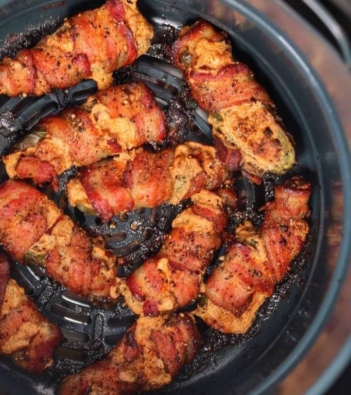 Air Fryer Bacon-Wrapped Jalapeños