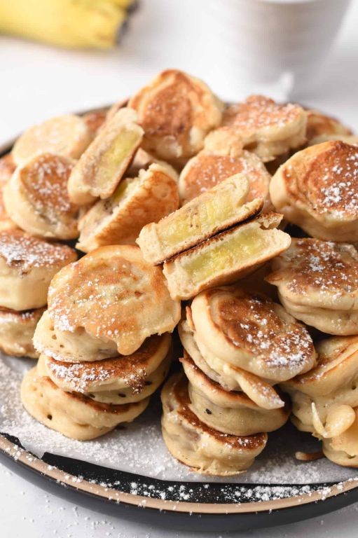 Air Fryer Banana Pancake Bites