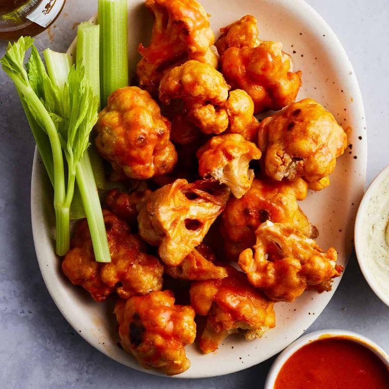 Air Fryer Buffalo Cauliflower Bites
