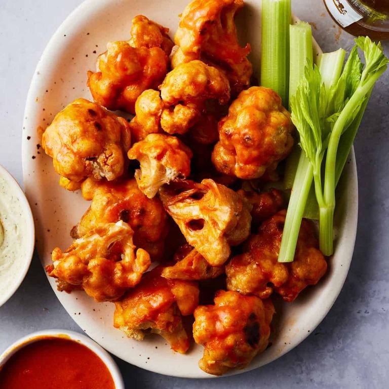 Air Fryer Buffalo Cauliflower Bites