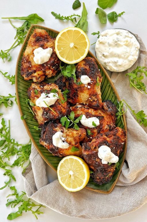 Air Fryer Greek Yogurt Marinated Chicken