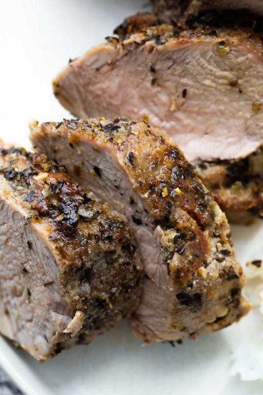 Air Fryer Herb-Crusted Pork Tenderloin