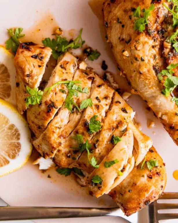 Air Fryer Lemon Herb Chicken Breast