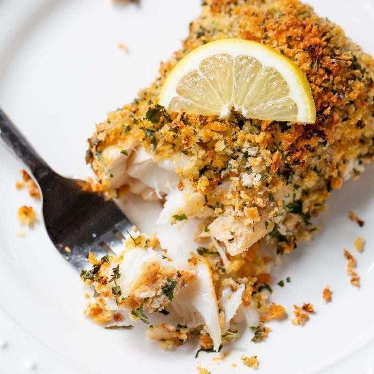 Air Fryer Panko-Crusted Cod