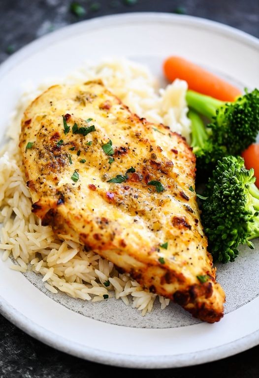 Air Fryer Parmesan Chicken Breast