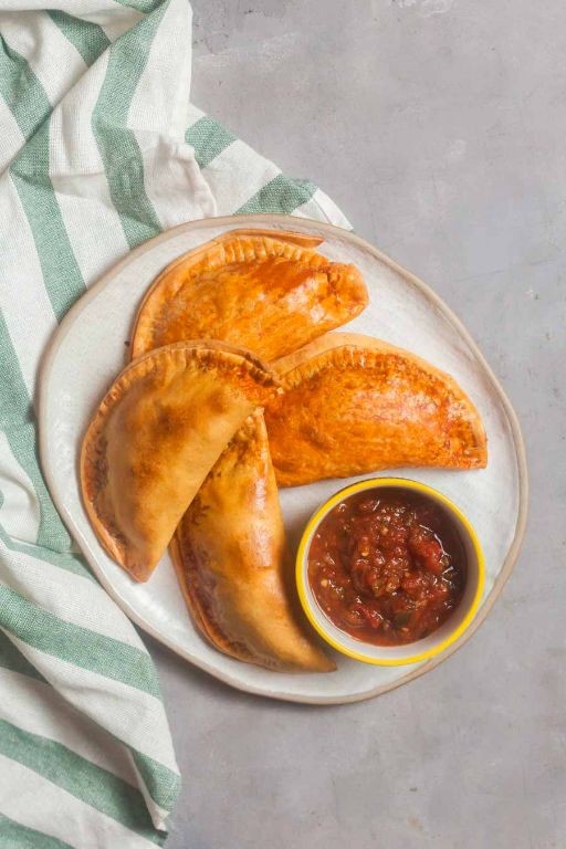 Air Fryer Plantain and Chicken Empanadas
