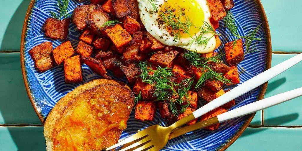 Air Fryer Sweet Potato Hash Browns
