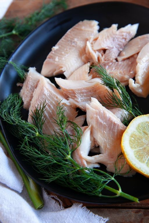Alder-Smoked Rainbow Trout with Dill Butter
