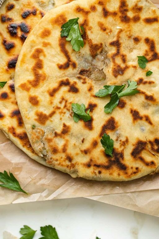 Aloo Naan with Spiced Potato Filling