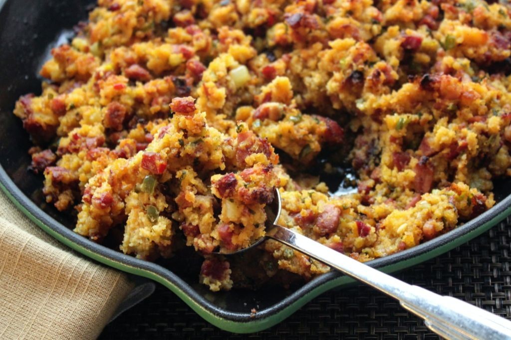 Andouille Sausage and Cornbread Stuffing