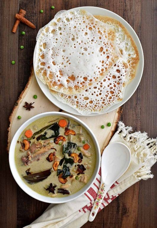 Appam with Stew