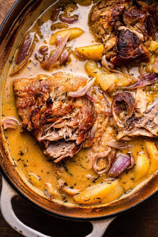 Apple Cider Braised Pork Stew