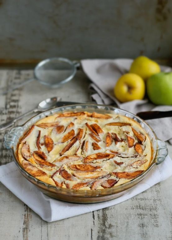 Apple Cinnamon Clafoutis