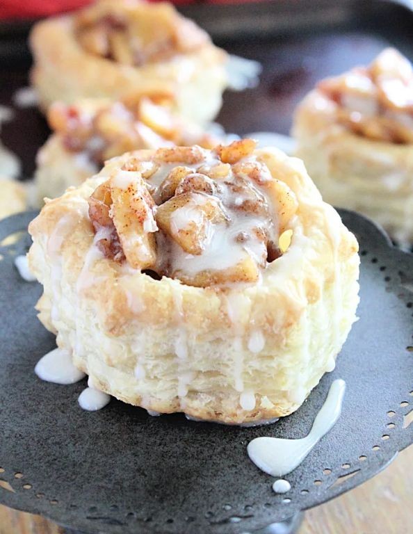 Apple Cinnamon Dessert Shells