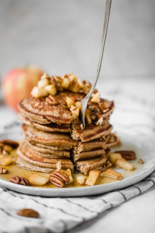 Apple Cinnamon Gluten-Free Pancakes
