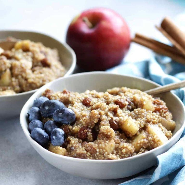 Apple Cinnamon Quinoa Pudding