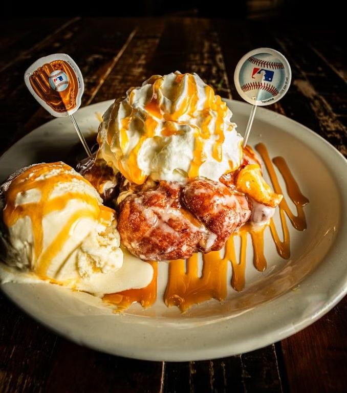 Apple Fritter Ice Cream Sundae