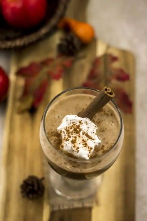 Apple Pie Spiced Hot Almond Milk