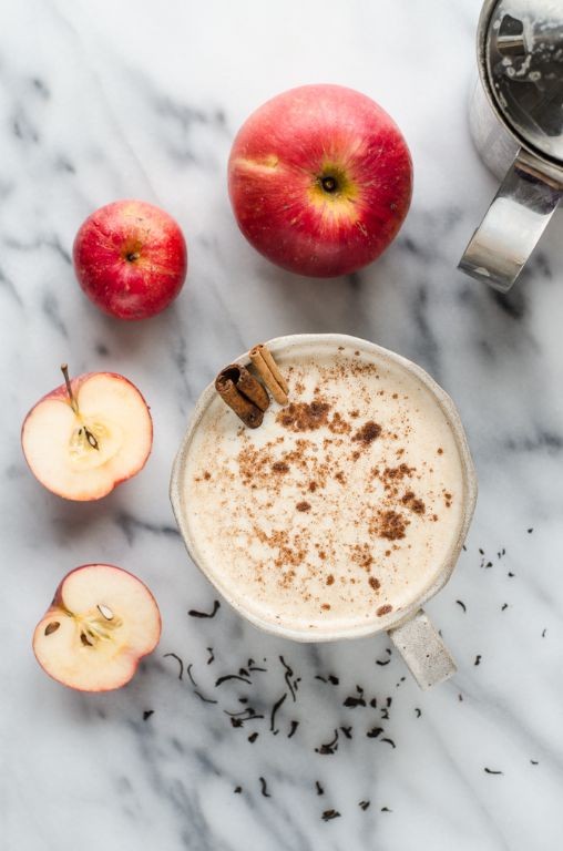 Apple Pie Spiced Hot Green Tea