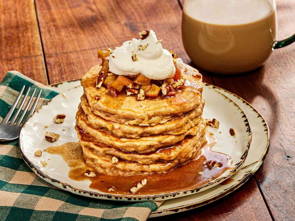 Apple Pie Sweet Cream Pancakes