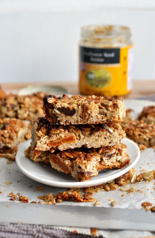 Apricot and Sunflower Seed Bars