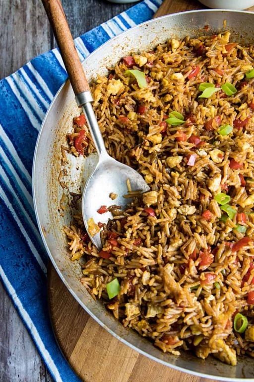 Arroz Chaufa with Soy Sauce and Ginger