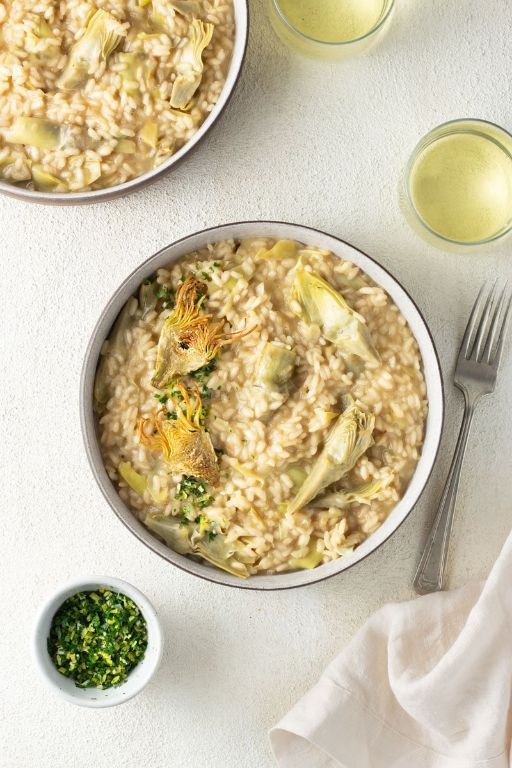 Artichoke and White Wine Risotto