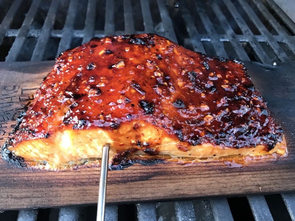 Asian-Inspired Cedar Plank Salmon