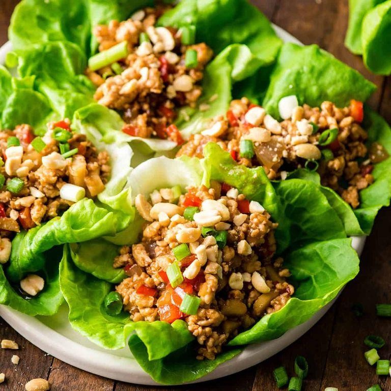 Asian-Inspired Chicken Lettuce Wraps
