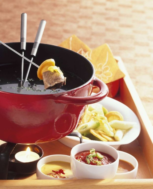 Asian-Inspired Sesame Beef Fondue
