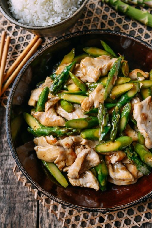 Asparagus and Chicken Stir-Fry