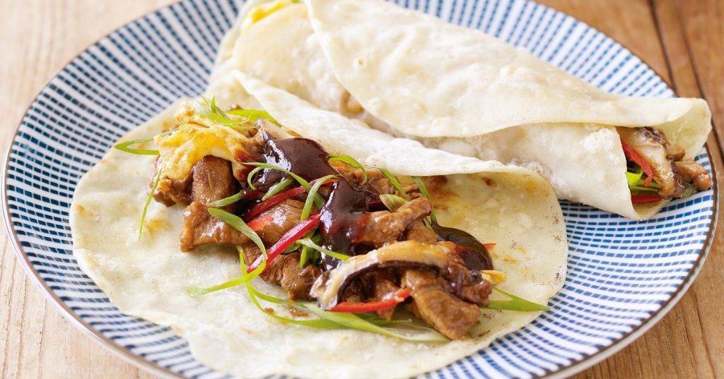 Authentic Chinese Moo Shu Pork with Pancakes