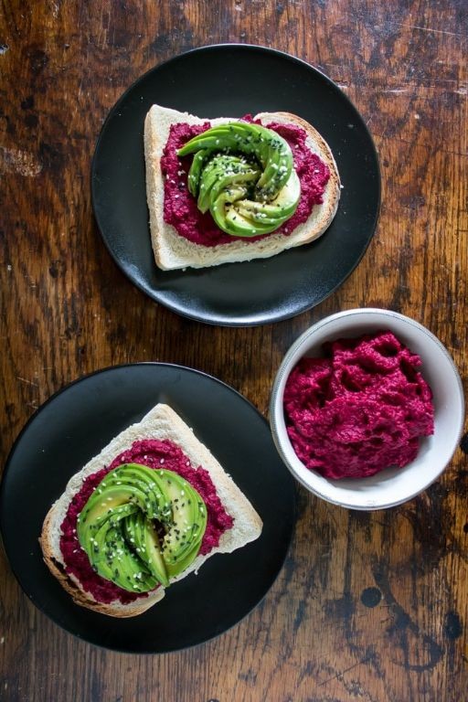 Avocado Beet Hummus