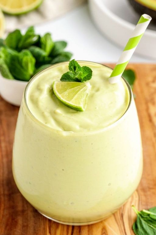 Avocado Coconut Cream Smoothie