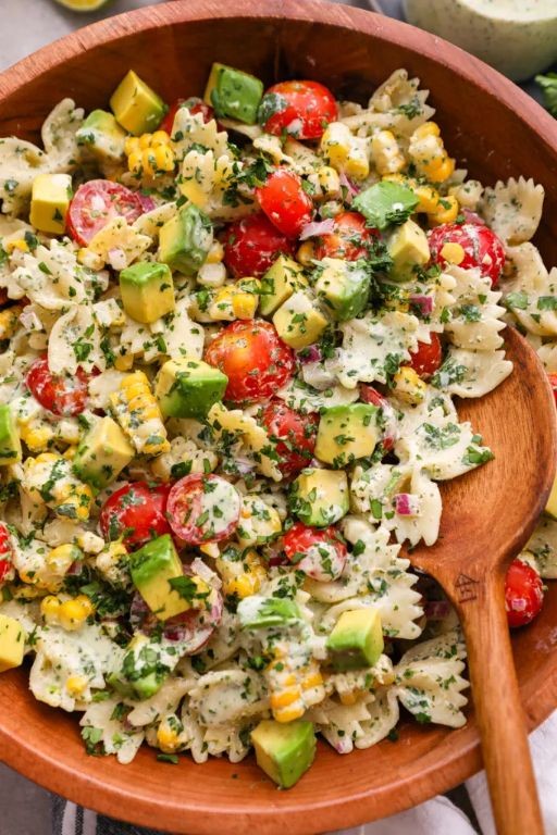 Avocado Lime Pasta Salad