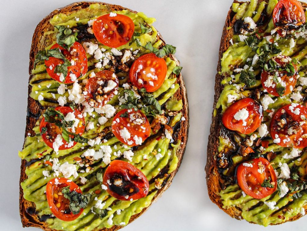 Avocado Toast with Balsamic Glaze