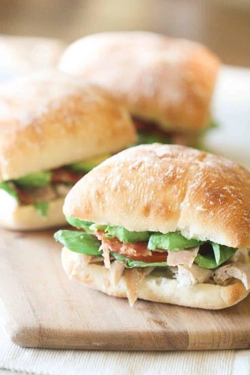 Avocado and Bacon Rotisserie Chicken Sandwich