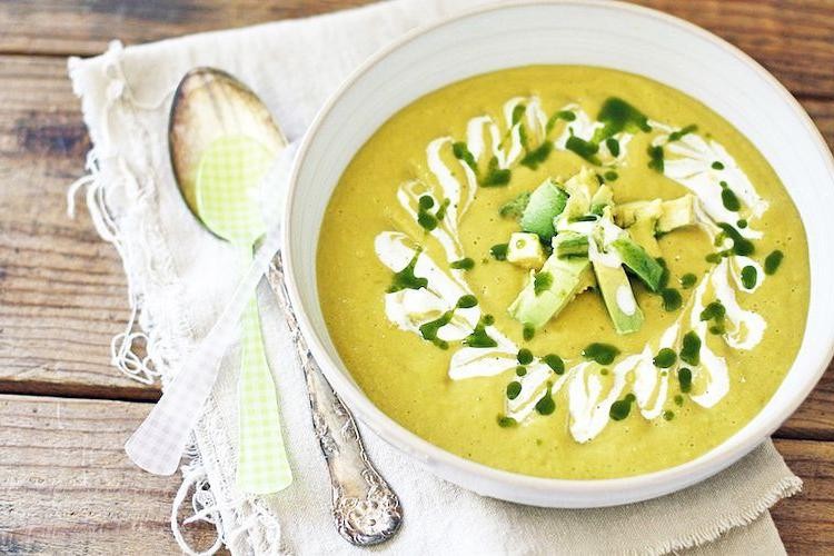 Avocado and Cilantro Vichyssoise