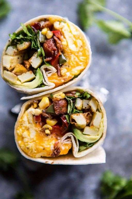 Avocado and Egg Breakfast Wrap