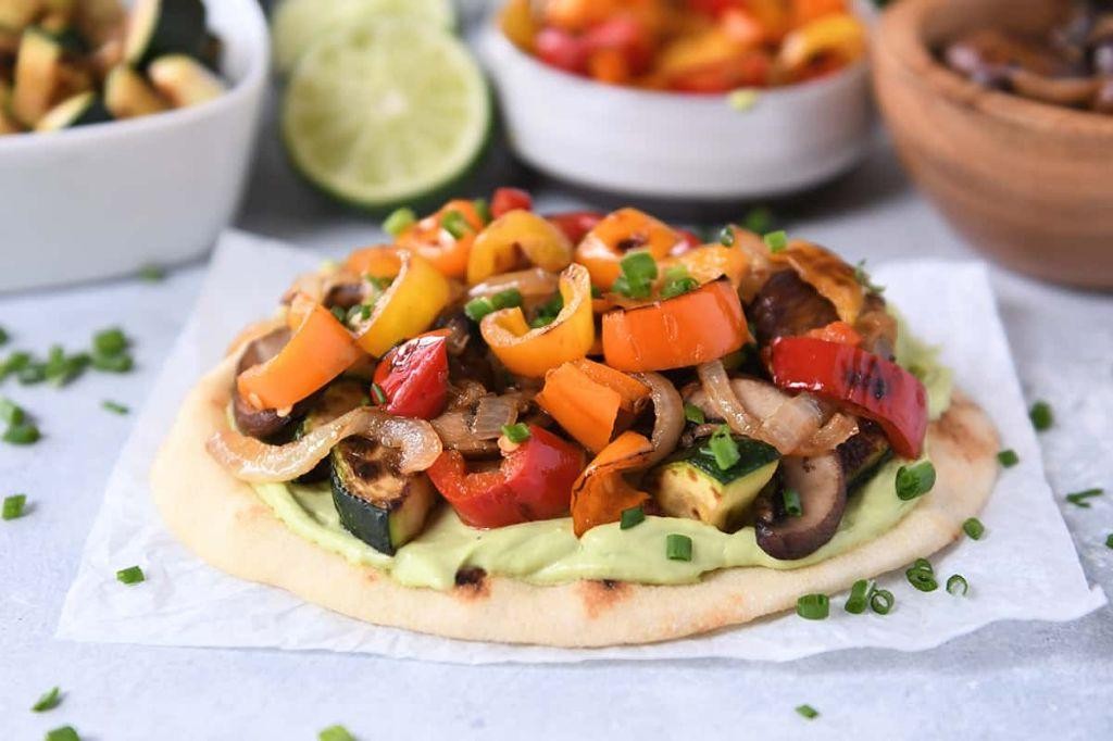 Avocado and Lime Vegan Flatbread
